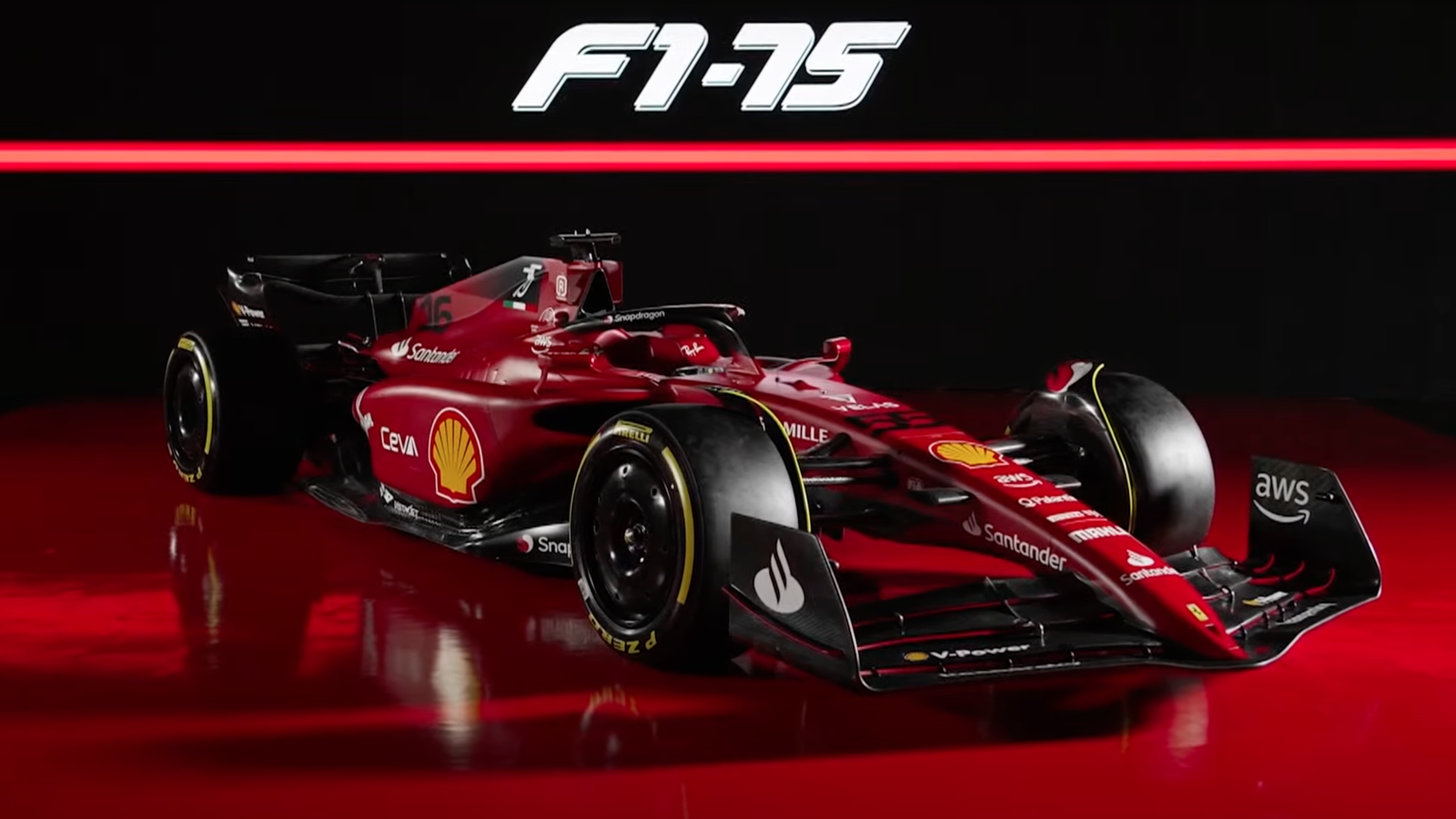 Ferrari launch F1-75 car and new livery for 2022 season